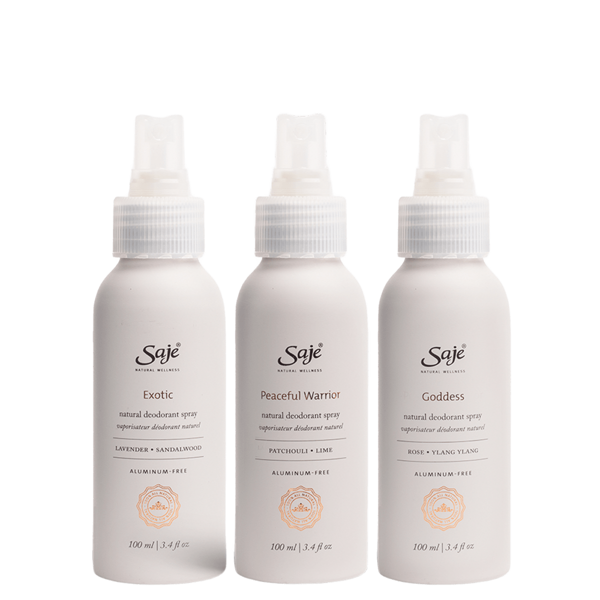 Natural Deodorant Trio U3