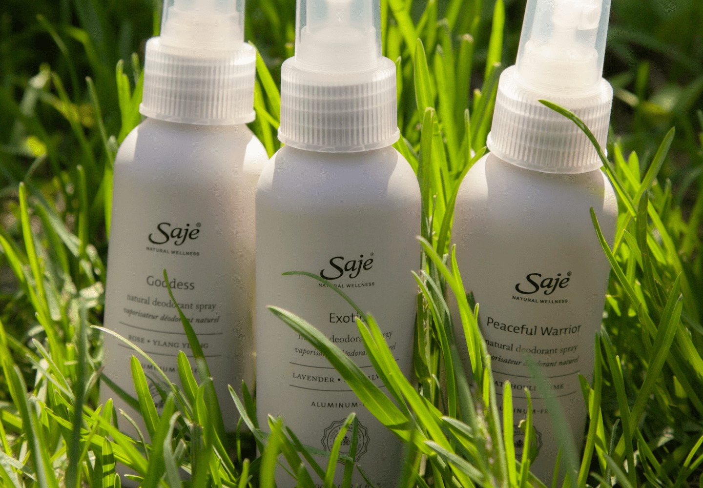 Saje natural deodorant sprays